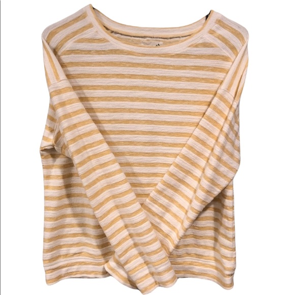 Caslon (Nordstrom) Yellow/White Sweatshirt - Picture 2 of 8